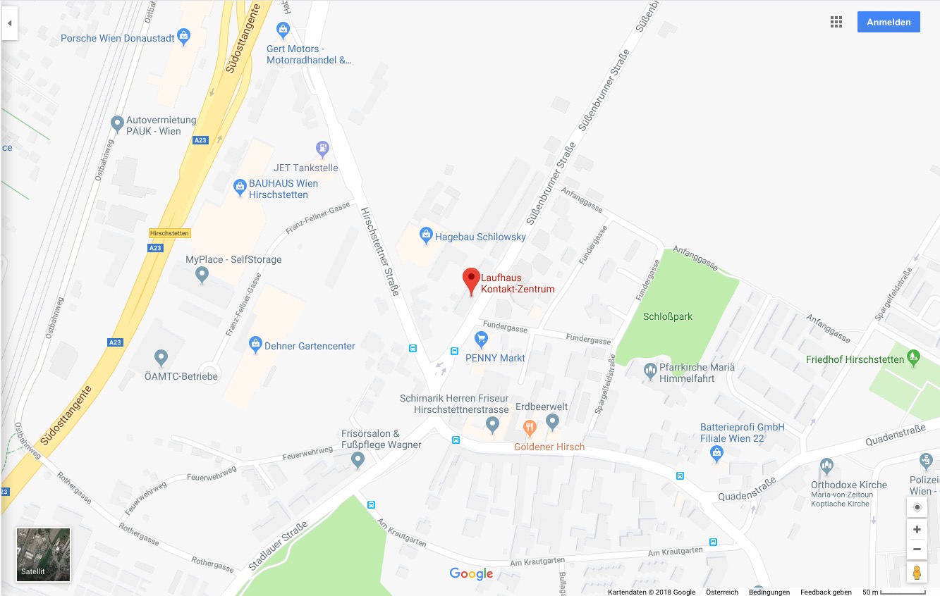 Anfahrt zu unserem Laufhaus